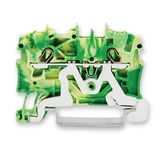Wago 2001 Series 2-Conductor Through Terminal Block Suitable for Ex e II Applications (100 Pack)