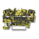 Wago 2001 Series 3-Conductor Through Terminal Block Suitable for Ex e II Applications (100 Pack)