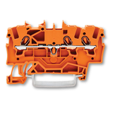 Wago 2001 Series 3-Conductor Through Terminal Block Suitable for Ex e II Applications (100 Pack)