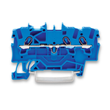 Wago 2001 Series 3-Conductor Through Terminal Block Suitable for Ex e II Applications (100 Pack)