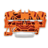 Wago 2002 Series 3-Conductor Through Terminal Block 2.5 mm² Suitable for Ex e II Applications (100 Pack)