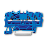 Wago 2002 Series 3-Conductor Through Terminal Block 2.5 mm² Suitable for Ex e II Applications (100 Pack)