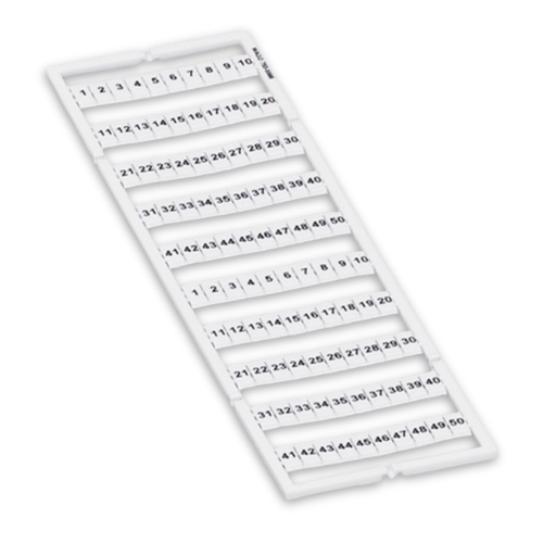 Wago 793-5566 WMB Marking Card Snap on 2x1-50 (5 Pack) Strecthable