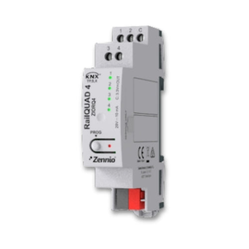 Zennio ZIORQ4 RailQUAD 4